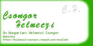 csongor helmeczi business card